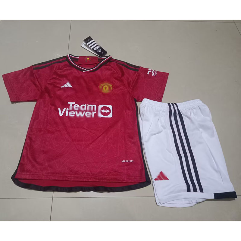 Camiseta Manchester United 2023/2024 Home Niño Kit